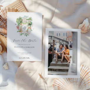 Elegant Estate Custom Wedding Crest Save The Date