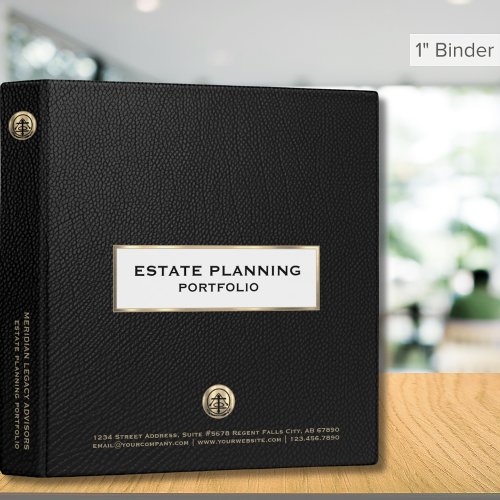 Elegant Estate Planning Binder