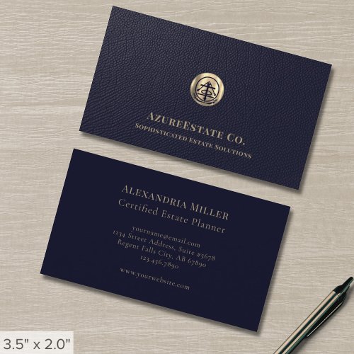 Elegant Estate Planning Business Cards