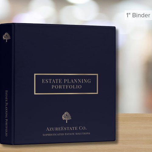 Elegant Estate Planning Portfolio Binder - Product | North Red Vine