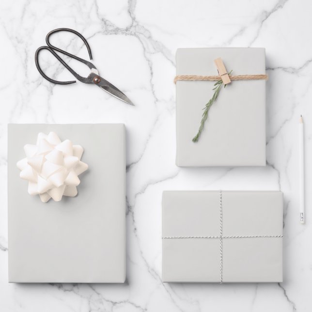 Elegant ethereal ivory Minimalist and chic  Wrapping Paper Sheets (Front)