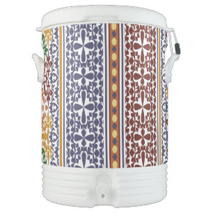 elegant ethnic pattern  beverage cooler