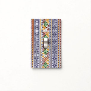 elegant ethnic pattern   light switch cover