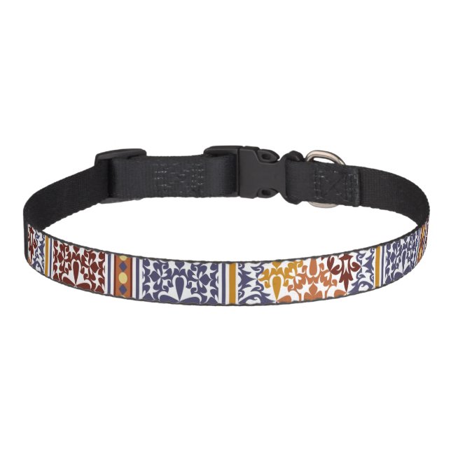 elegant ethnic pattern   pet collar (Front)