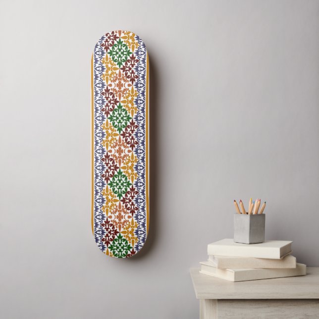 elegant ethnic pattern  skateboard (Wall Art)
