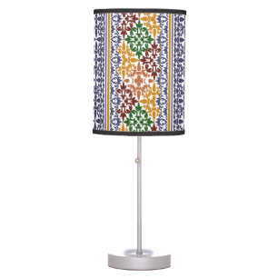 elegant ethnic pattern table lamp