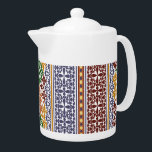 elegant ethnic pattern   teapot<br><div class="desc">elegant ethnic pattern</div>
