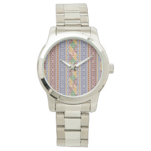 elegant ethnic pattern watch