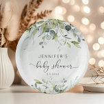 Elegant eucalyptus baby shower napkins paper plates<br><div class="desc">Elegant eucalyptus baby shower napkins Paper Plates
Matching items available.</div>