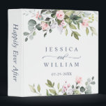 Elegant Eucalyptus Blush Roses Floral Wedding 3 Ring Binder<br><div class="desc">Elegant Eucalyptus Blush Roses Floral Wedding 3 ring binder. 
Customizable floral binder featuring watercolor hydrangeas,  peonies,  anemones and foliage. This floral binder will be perfect for personal use and an event like weddings,  bridal showers and baby showers.</div>