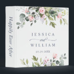 Elegant Eucalyptus Blush Roses Floral Wedding 3 Ring Binder<br><div class="desc">Elegant Eucalyptus Blush Roses Floral Wedding 3 ring binder. 
Customizable floral binder featuring watercolor hydrangeas,  peonies,  anemones and foliage. This floral binder will be perfect for personal use and an event like weddings,  bridal showers and baby showers.</div>