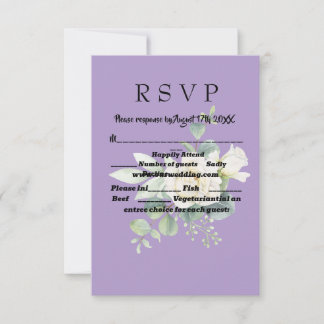 Elegant eucalyptus botanical photo Response Card