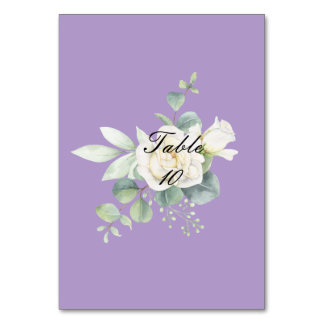 Elegant eucalyptus botanical Summer Table Number