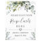 Elegant Eucalyptus Bridal Shower Poster