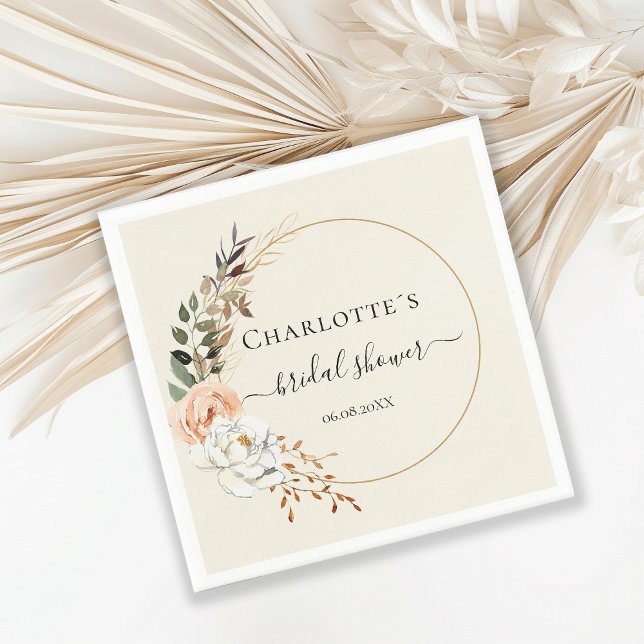 Elegant Eucalyptus Flower  Napkins (Creator Uploaded)