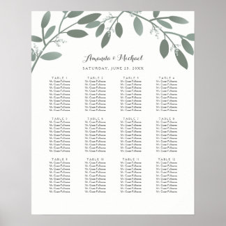 seating charts for wedding receptions