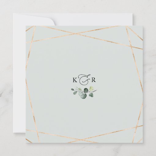 Elegant Eucalyptus Gold Greenery Bridal Shower Invitation Zazzle 6248