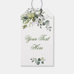 Elegant Eucalyptus Greenery Favor Thank You Gift Tags