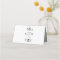 Elegant Eucalyptus Greenery Folded Place Card