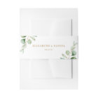 Elegant Eucalyptus Greenery Personalized Wedding