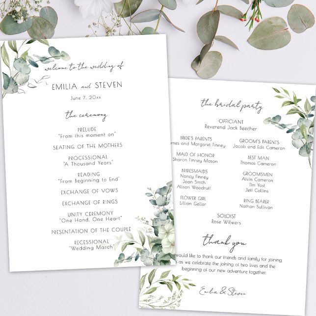 Elegant Eucalyptus Greenery Program (Creator Uploaded)
