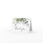 Elegant Eucalyptus Greenery Watercolor Thank You Card Elegant Eucalyptus Greenery Watercolor Thank You Card