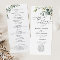 Elegant Eucalyptus Greenery Wedding Program