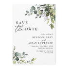 Elegant Eucalyptus Greenery Wedding Save the Date