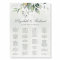 Elegant Eucalyptus Greenery Wedding Seating Chart