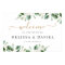 Elegant Eucalyptus Greenery Wedding Welcome Sign