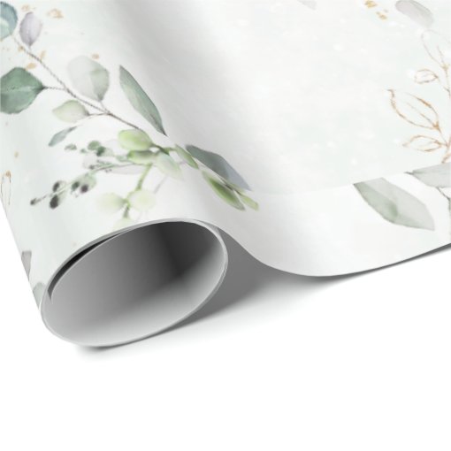 Elegant Eucalyptus Greenery Wrapping Paper Zazzle