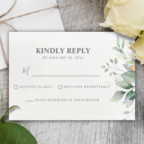 RSVP card