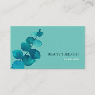 Elegant Eucalyptus Leaves Business Card