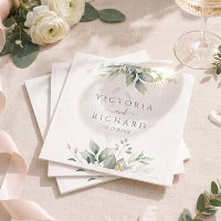 Elegant Eucalyptus Leaves Greenery Gold Wedding
