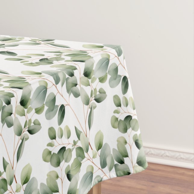 Elegant Eucalyptus Leaves Greenery Table Runner (In Situ)