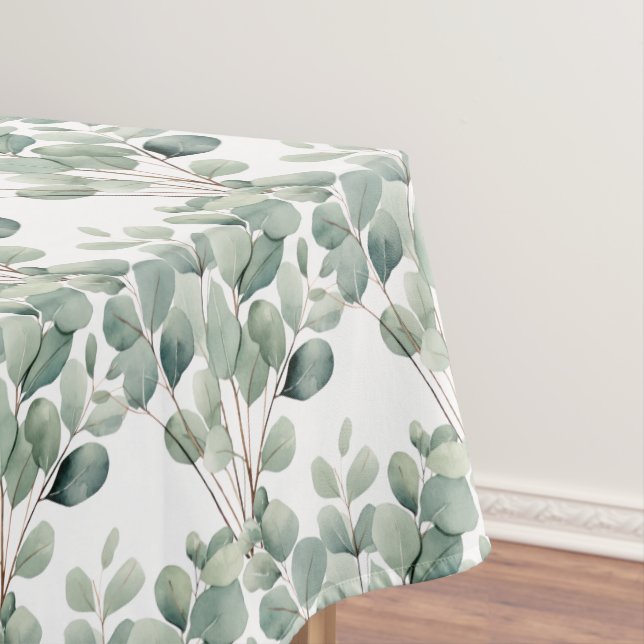 Elegant Eucalyptus Leaves Greenery Table Runner (In Situ)