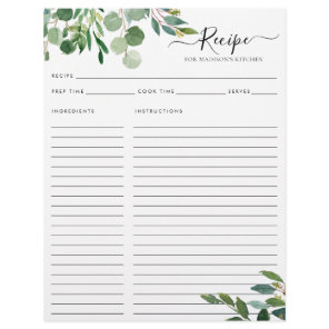 Elegant Eucalyptus Leaves Kitchen Recipe