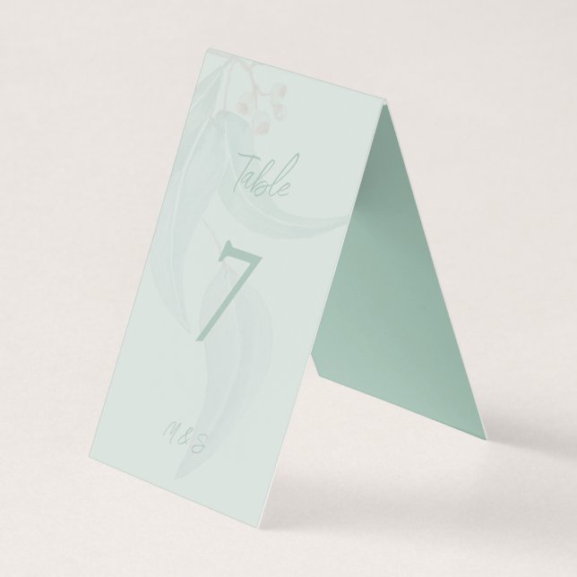 Elegant Eucalyptus Mint Boho Chic (Front)