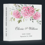 Elegant Eucalyptus Pink Hydrangea photo album 3 Ring Binder<br><div class="desc">For further customization, please click the "Personalize this template", then "Edit using Design Tool". Stylish editable easy to use wedding templates, more items available in the store (invitations, rsvp, thank you cards, stationery & decor). If you need help or matching items, please contact me. Personal holiday photo album 3 ring...</div>