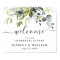 Elegant Eucalyptus REHEARSAL DINNER Welcome Sign