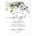Elegant Eucalyptus Unplugged Wedding Ceremony