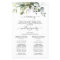 Elegant Eucalyptus Wedding Ceremony Program