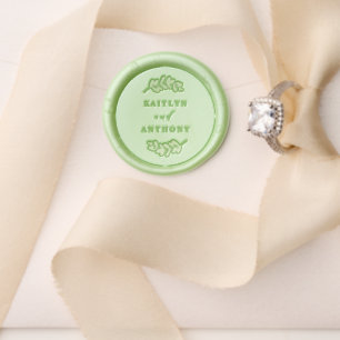 Elegant Eucalyptus Wedding Wax Seal Stamp