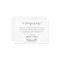 Elegant Eucalyptus Wedding Welcome Hotel Card