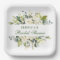 Elegant Eucalyptus White Roses Bridal Shower