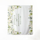 Elegant Eucalyptus White Roses Wedding Backdrop