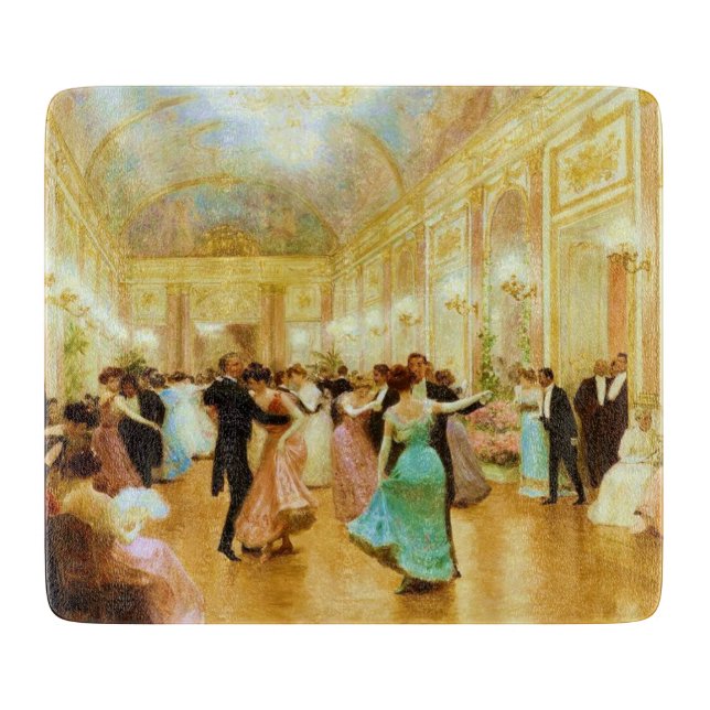 Elegant Evening (Dancing at the Palace Ball) Cutting Board (Front)