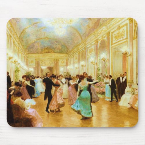 Elegant Evening Dancing at the Palace Ball Mouse Pad