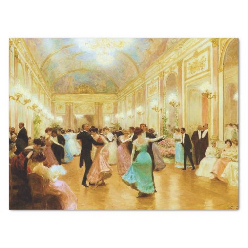 Elegant Evening Dancing at the Palace Ball Tissue Paper