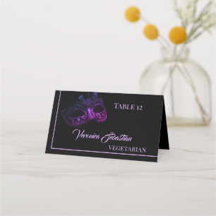 Elegant Evening Folded Place Card